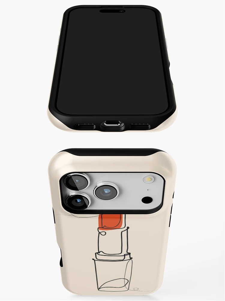 Aperçu 3 sur 4. Coque iPhone avec l'œuvre Amour des lèvres créée et vendue par PoisePappas.