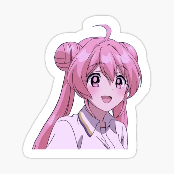 Artikelvorschau, Pink Haired Anime Girl entworfen und verkauft von SticksTooSlick.