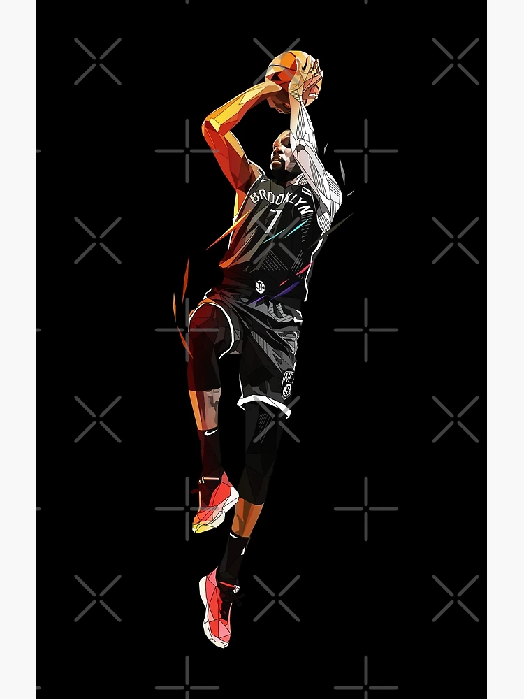 Imagen 3 de 3, Póster con la obra Kevin Durant Low Poly, diseñada y vendida por pxlG.