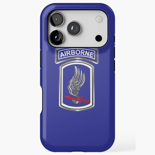 Item preview, Parche con marco plateado de la 173.ª Brigada Aerotransportada designed and sold by SoldierAlways.