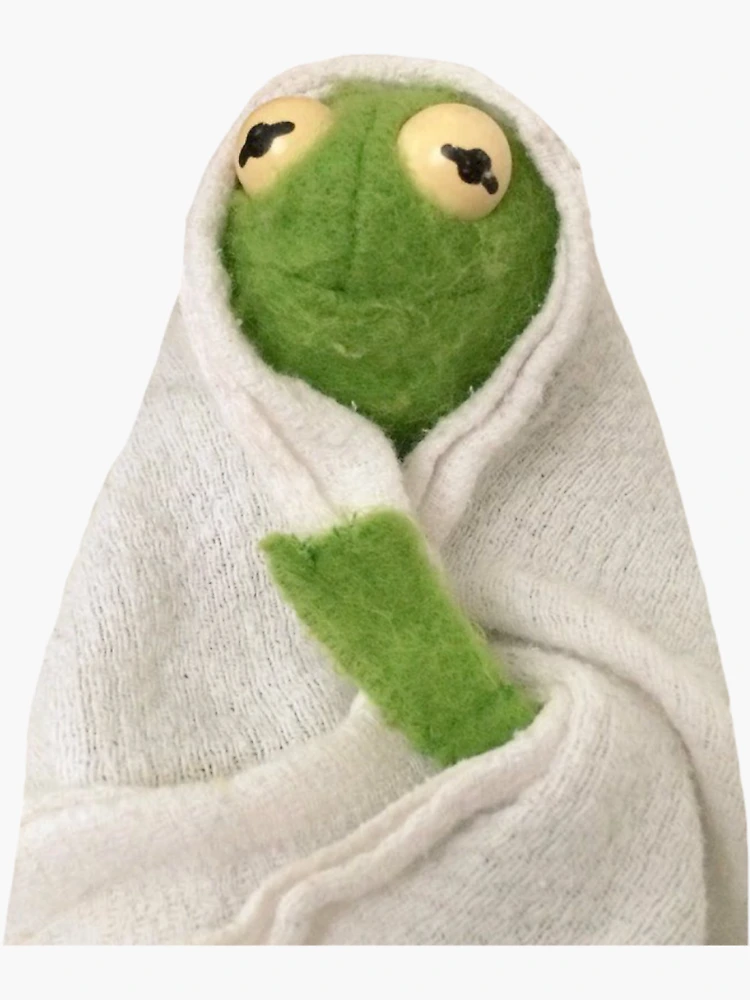Thumbnail 3 von 3, Sticker, Kermit designt und verkauft von emmmcc.