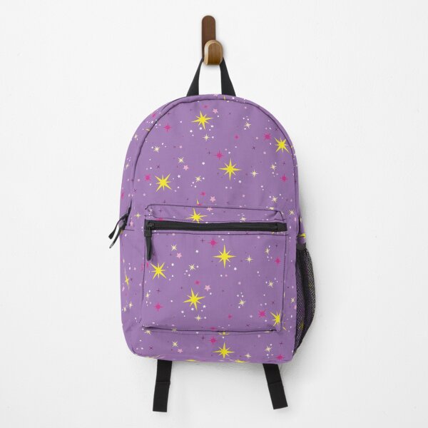 Item preview, Pink & Yellow Tiny Star Bursts on Purple designed and sold by Lauren Heuer.