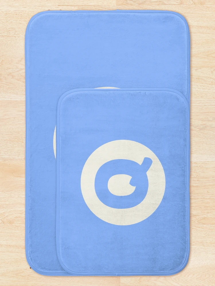 Thumbnail 5 of 6, Bath Mat, letter q blue designed and sold by ZiphGames.