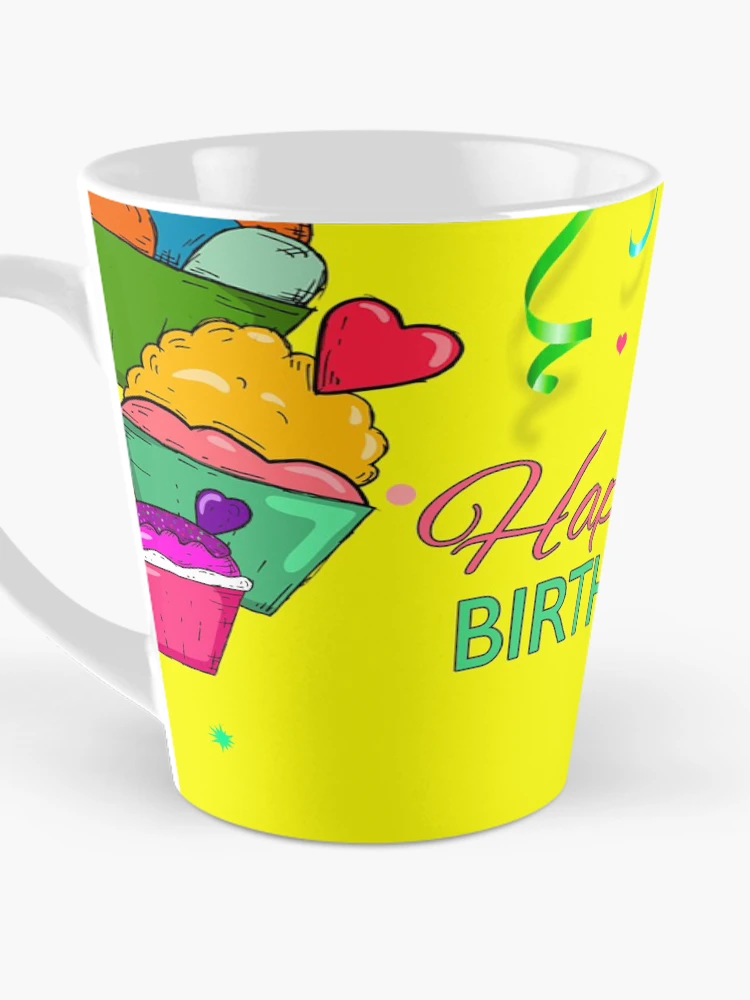 Thumbnail 3 of 4, Coffee Mug, Happy Birthday - Balloons designed and sold by MyArt-29.