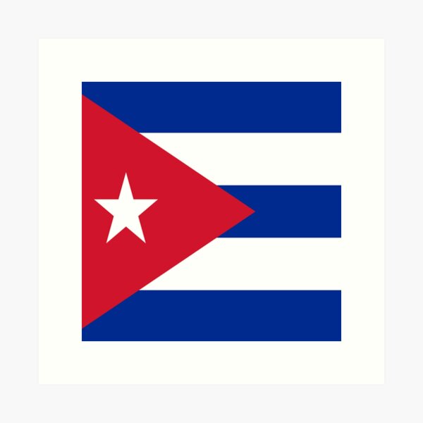 Aperçu de l'œuvre Drapeau cubain créée et vendue par P-I-R.