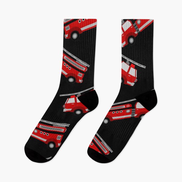 Artikelvorschau, Feuerwehr Truck entworfen und verkauft von WorldofSocks.