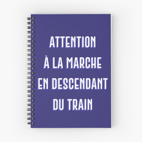 Aperçu de l'œuvre ATTENTION À LA MARCHE EN DESCENDANT DU TRAIN créée et vendue par niceargentina.