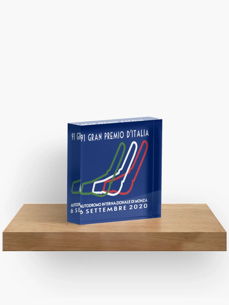 Imagen 2 de 5, Bloque acrílico con la obra 91 Gran Premio D'Italia 2020, diseñada y vendida por Speedbirddesign.