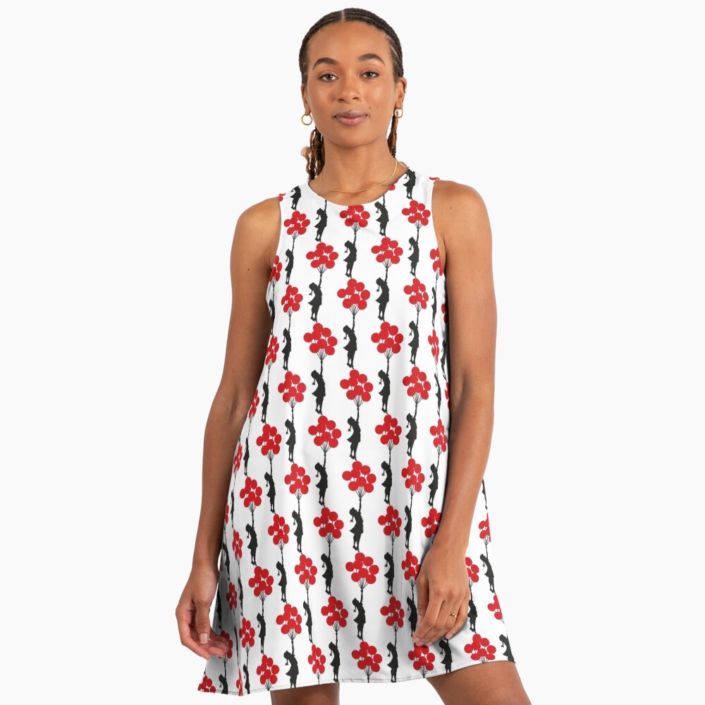 Vista previa del artículo con la obra «Vestido acampanado», diseñado y vendido por ThatMerchStore.