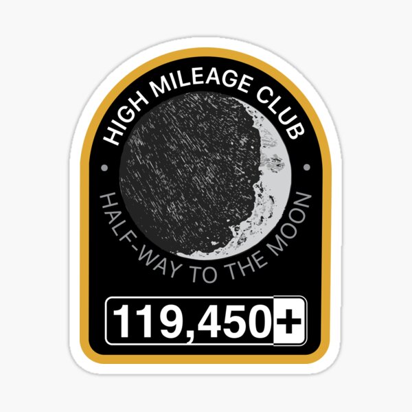 Artikelvorschau, High Mileage Club • Lunar Equivalency Collection • Auf halbem Weg zum Mond entworfen und verkauft von brainthought.
