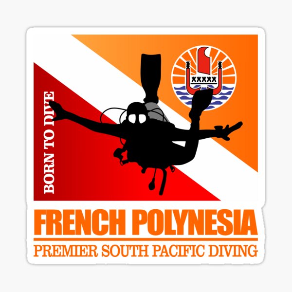 Aperçu de l'œuvre Plonger en Polynésie française (DF2) créée et vendue par curranmorgan.