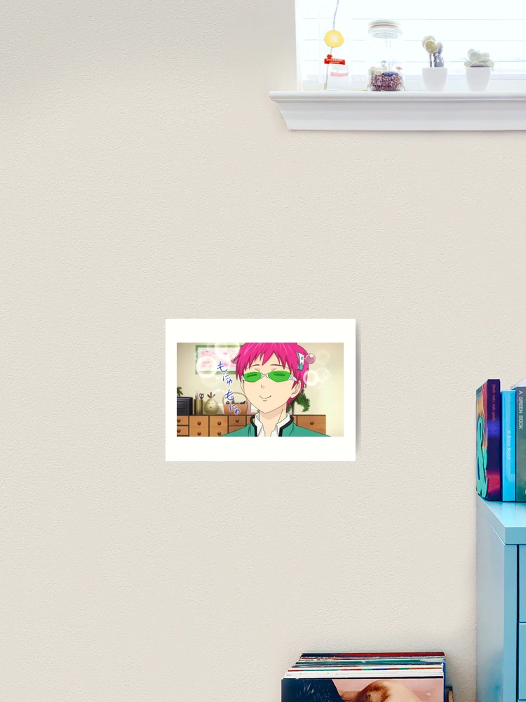 Thumbnail 2 of 3, Art Print, happy saiki designed and sold by simptrash.