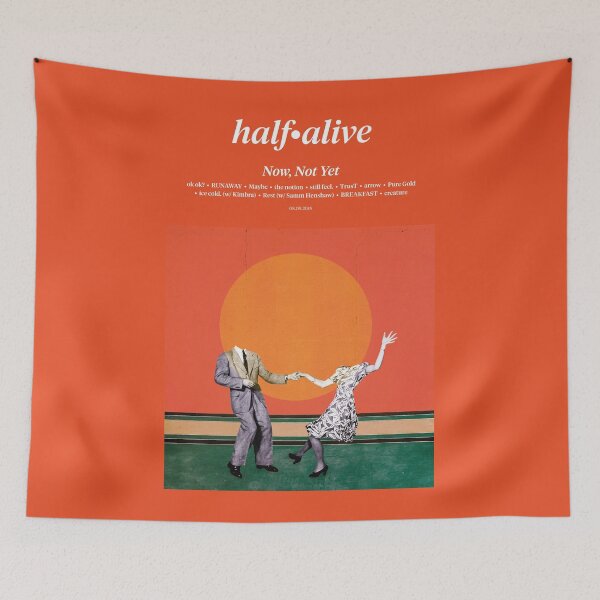 Aperçu de l'œuvre Half Alive - Now, Not Yet (2019) Couverture de l'album de musique créée et vendue par TamDigitalPrint.