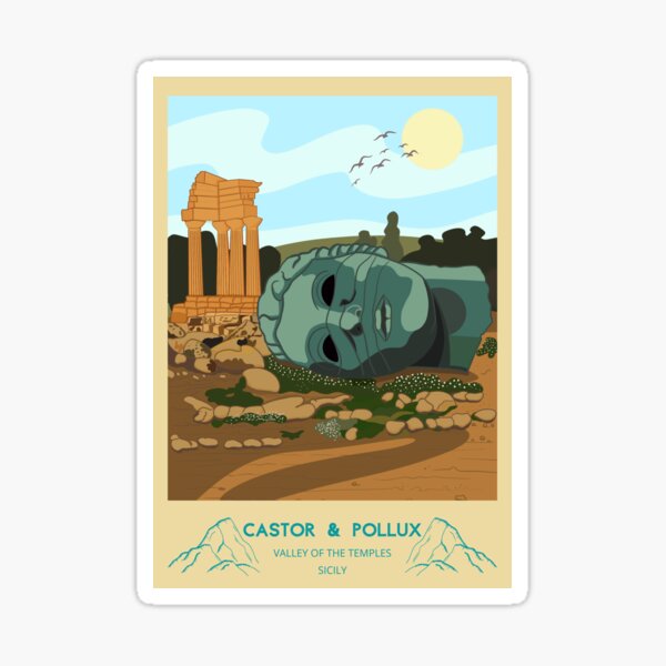Artikelvorschau, Tempel von Castor & Pollux: Agrigento, Tal der Tempel entworfen und verkauft von MariaHaley.