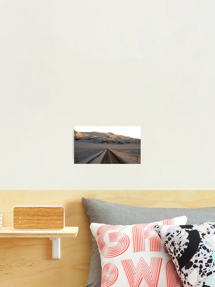 Thumbnail 2 of 3, Photographic Print, Snowy Mountain Road - ICELAND designed and sold by Rohjan.