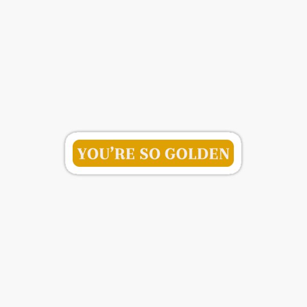 Aperçu de l'œuvre tu es si doré créée et vendue par thetypo.