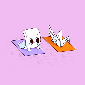 Aperçu de l'œuvre Cours de yoga de Naolito