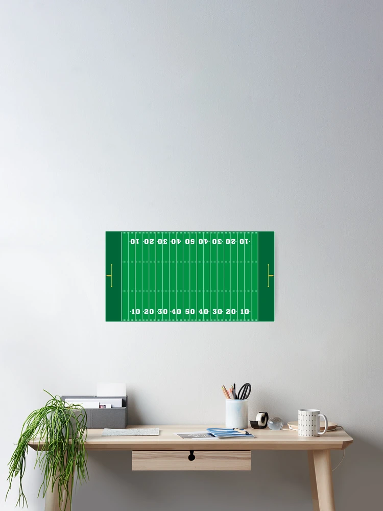 Thumbnail 2 of 3, Poster, Football Field designed and sold by cmd-art.