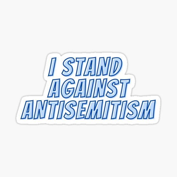 Artikelvorschau, Ich stehe gegen Antisemitismus entworfen und verkauft von Naomi G..