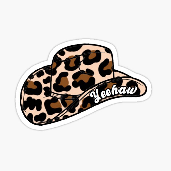 Artikelvorschau, Yeehaw Cheetah Cowboyhut entworfen und verkauft von sunsetriverside.
