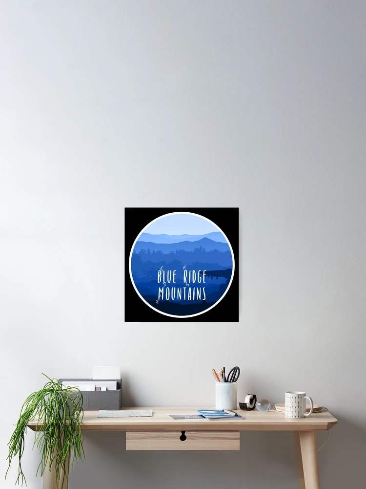 Thumbnail 2 of 3, Poster, Blue Ridge Mountains designed and sold by InvestingRoad.