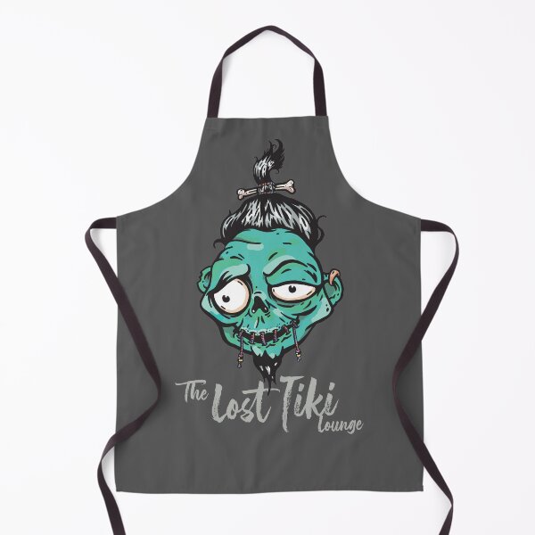 Item preview, Drunken Shrunken Tiki Head - Official Merch - Turquoise designed and sold by electricdreamz.