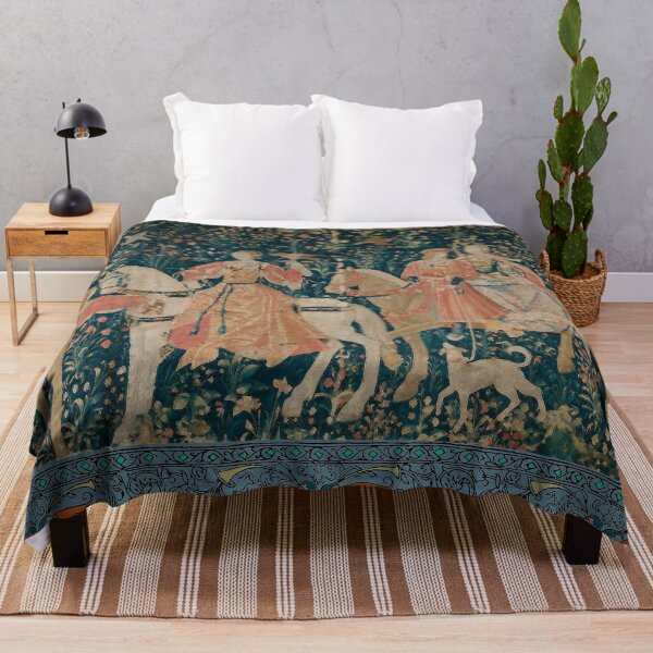Item preview, Medieval Tapestry - the Hawk Hunt designed and sold by jennyjeffries.