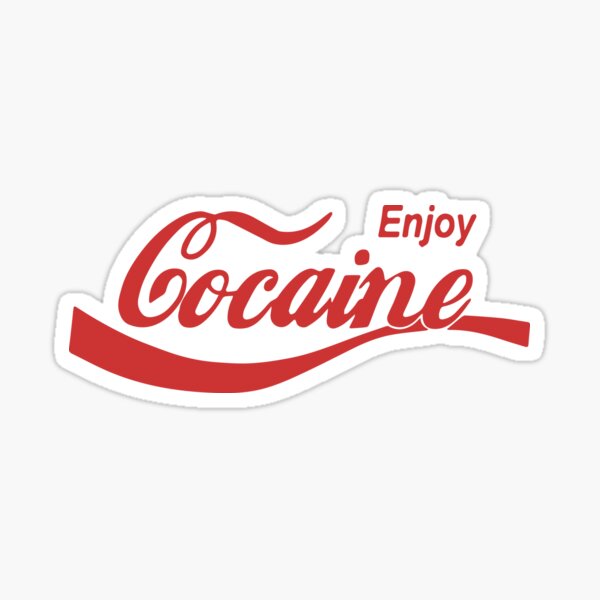Aperçu de l'œuvre Profitez de la cocaïne créée et vendue par designdroplet.