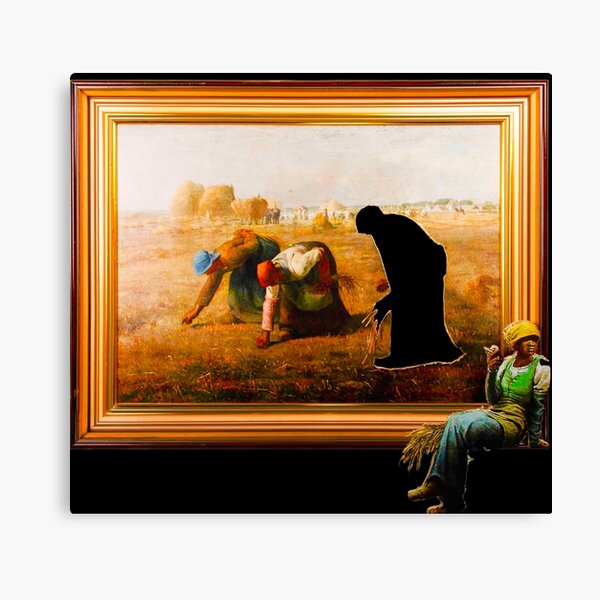 Item preview, Trabajo de la agencia de pintura Banksy - Interpretación de The Gleaners por Jean Francois Millet designed and sold by WE-ARE-BANKSY.