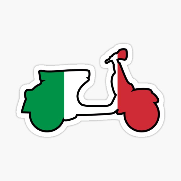 Item preview, Scooter de bandera de Italia designed and sold by Skatee.