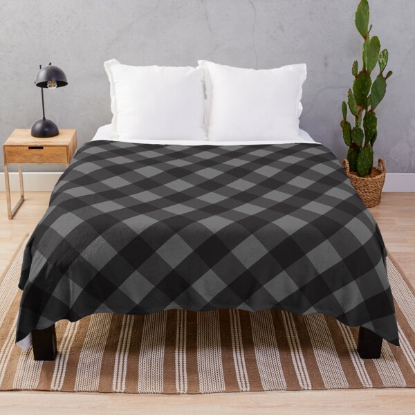 Item preview, Gray and Black Check Gingham Plaid designed and sold by SqueakyRicardo.