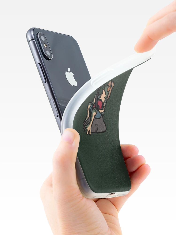 Thumbnail 4 von 5, iPhone-Hülle, Frosch spielt Banjo designt und verkauft von astatine designs.