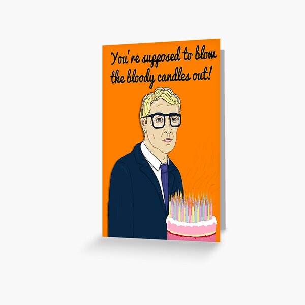 Aperçu de l'œuvre Michael Caine - soufflez les bougies sanglantes! créée et vendue par Happyoninside.