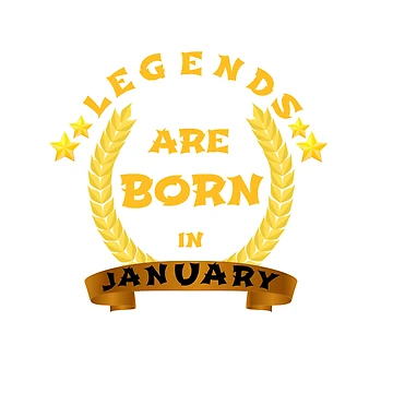 Artwork thumbnail, Legends are born in January by RueChiedza