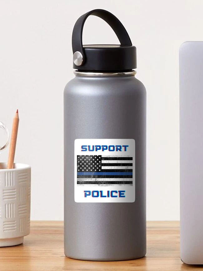 Thumbnail 1 of 3, Sticker, Support our Police designed and sold by mydesignsbylar.