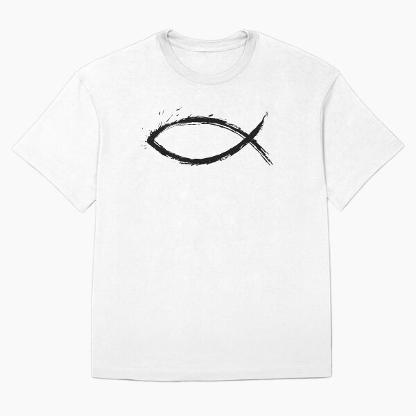 Aperçu de l'œuvre Ichthys Jésus Symbole Chrétien du Poisson créée et vendue par tenderlyco.