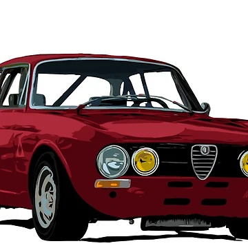 Aperçu de l'œuvre Alfa Romeo, parce que nous aimons tous la GTV 2000 de ReevuDraws