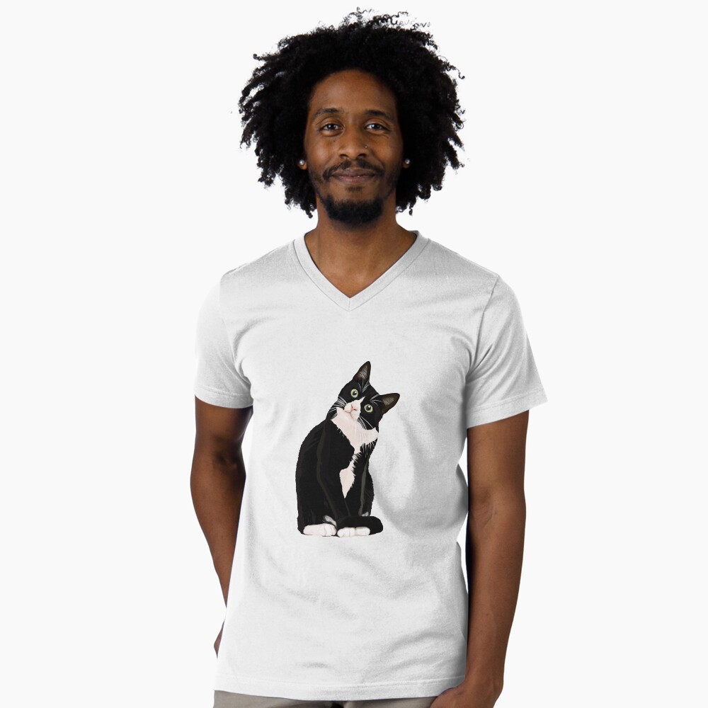 Aperçu de l'œuvre T-shirt col V créée et vendue par Smart-Bee.