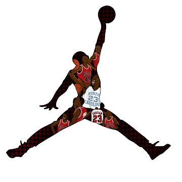 Artwork thumbnail, Michael Jordan Collage by Itsjuskev
