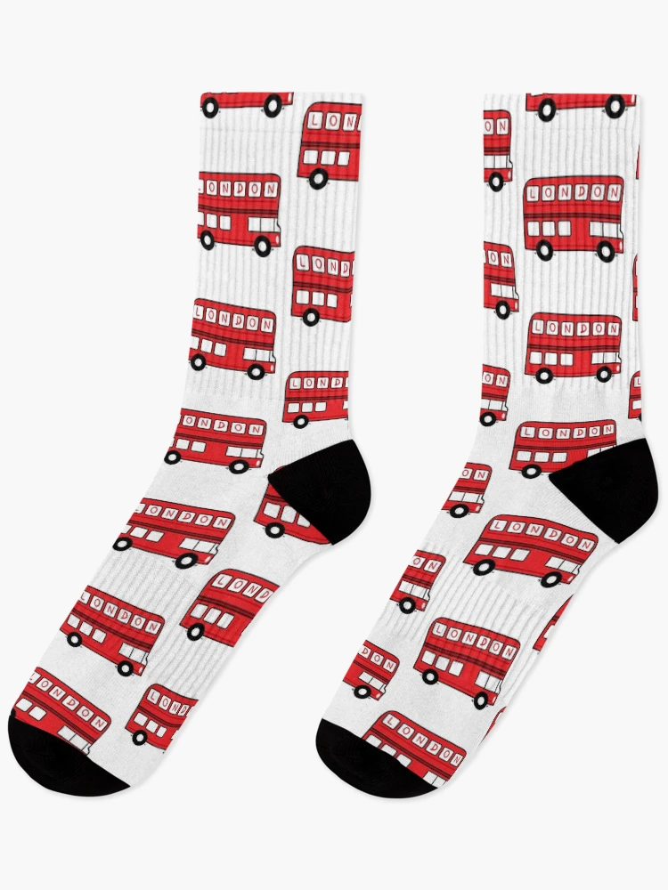 Thumbnail 1 of 5, Socks, London Bus designed and sold by Adrian Serghie.