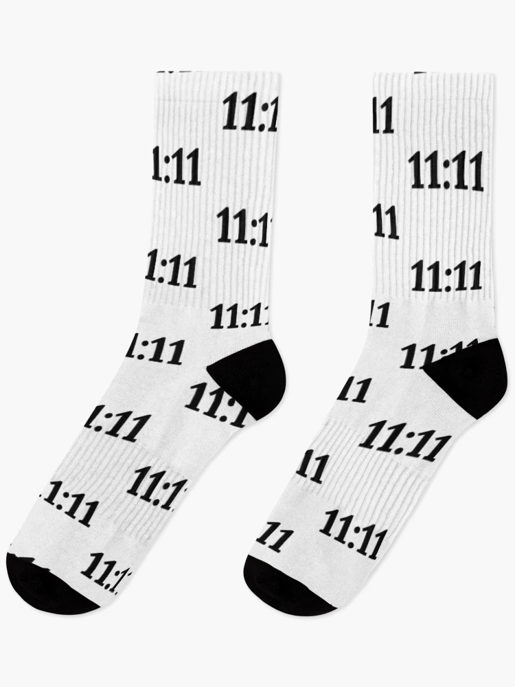 Thumbnail 1 of 5, Socks, 1111 angel number designed and sold by gloriasd14.