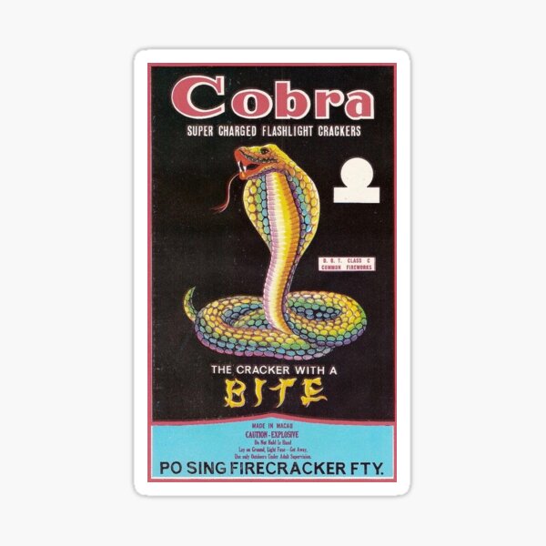 Aperçu de l'œuvre Feux d'artifice Cobra vintage des années 30 créée et vendue par LilChonkii.