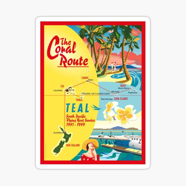 Aperçu de l'œuvre La route des coraux créée et vendue par contourcreative.