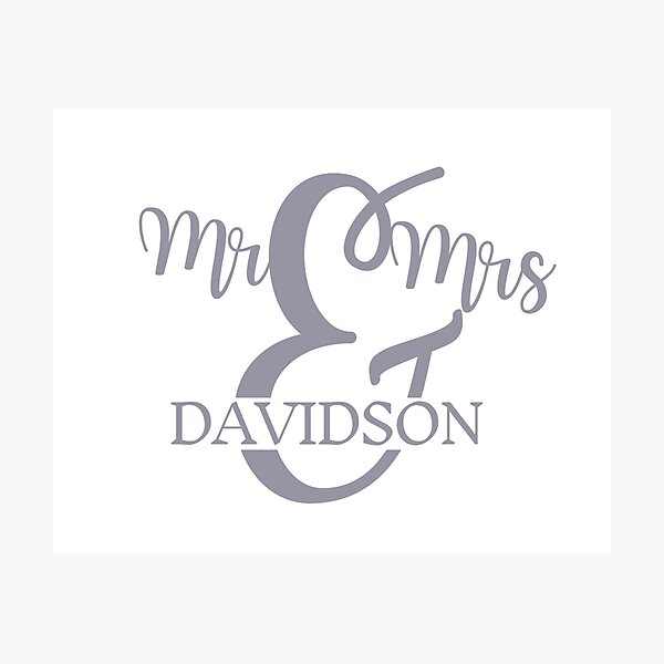 Artikelvorschau, Mr & MRS DAVIDSON | Gift ideas entworfen und verkauft von yourscotborders.