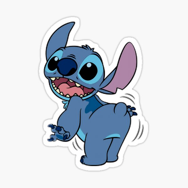Artikelvorschau, Stitch, süß, tanzen entworfen und verkauft von stickertopic.