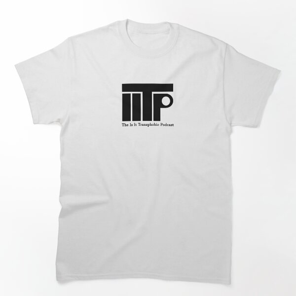 Item preview, Tops con logotipo IITP (negro) designed and sold by IsItTransphobic.