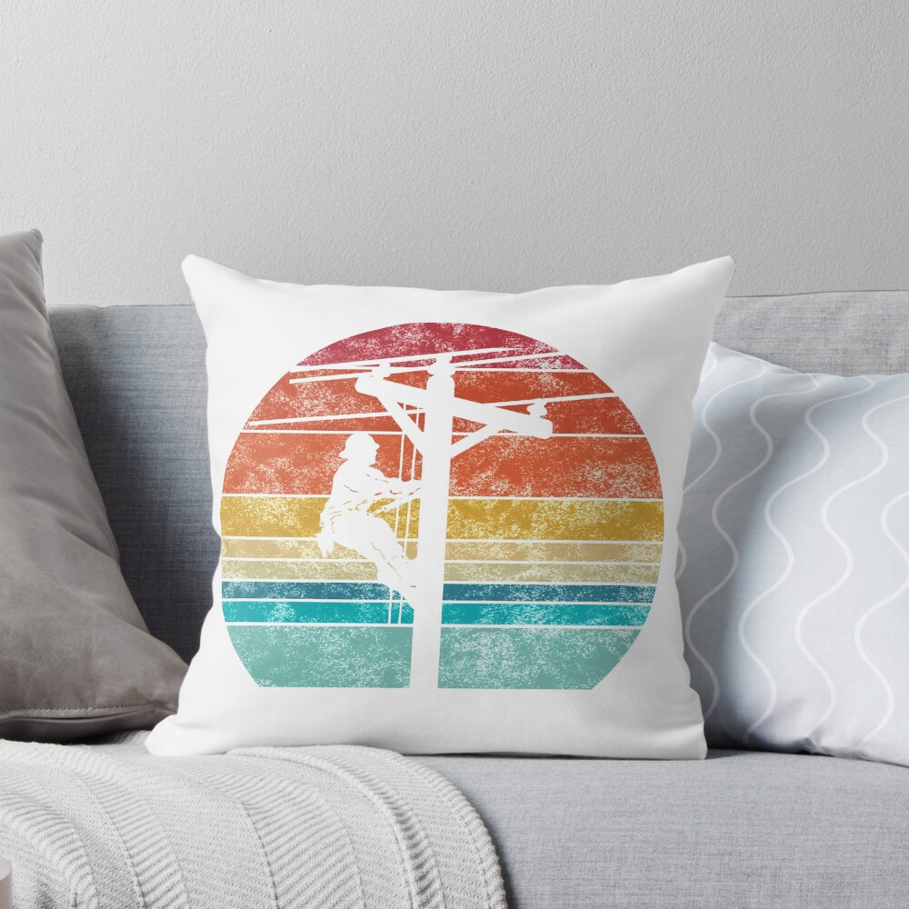 Item preview, Throw Pillow designed and sold by allsquarestudio.