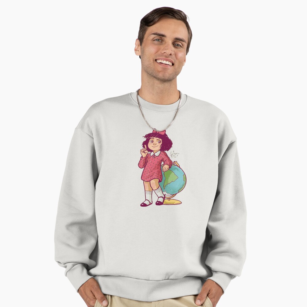 Vista previa del artículo con la obra «Sudadera oversize prémium», diseñado y vendido por HiddenMist.