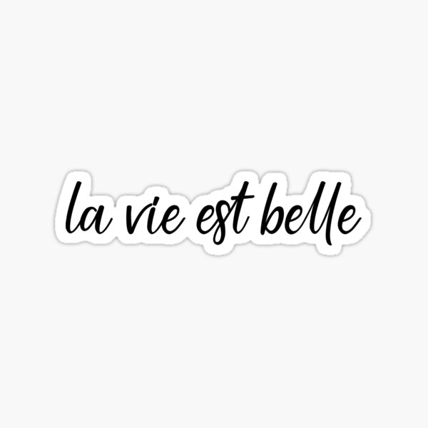 Item preview, La vida es bella designed and sold by Aryeh Studio.