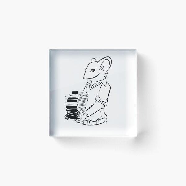 Aperçu de l'œuvre Souris de livre créée et vendue par BrandyMari.